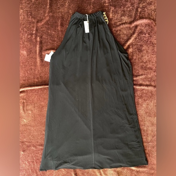 Jessica Simpson Black Shift Dress w/Gold Curb Chain Women’s Sz:14 NWT - Picture 13 of 13